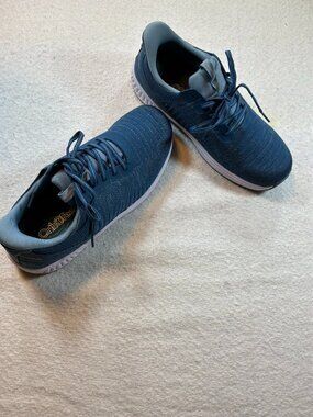 Yari Orthofeet Mens Blue Sneakers  Sz 10.5 WIDE 2E